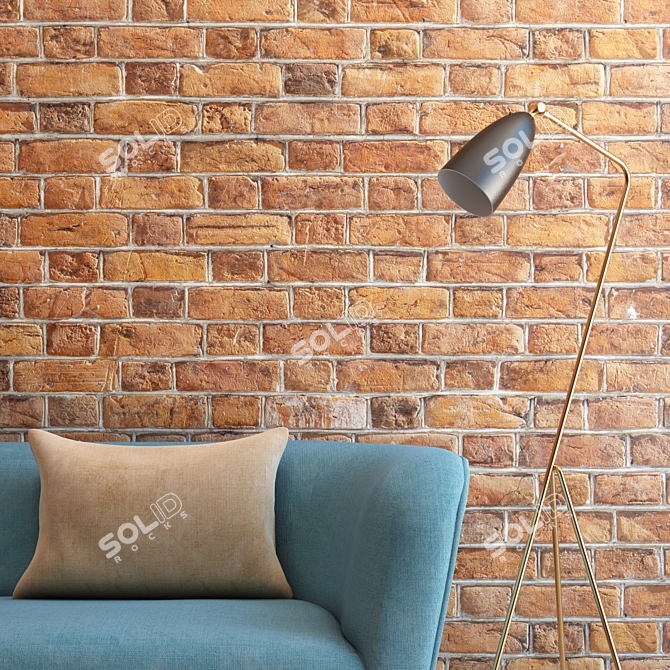 Seamless Brickwork for Stunning Interiors & Exteriors 3D model image 2