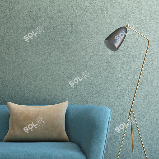 Seamless Ultra HD Plaster for Interiors & Exteriors 3D model image 2