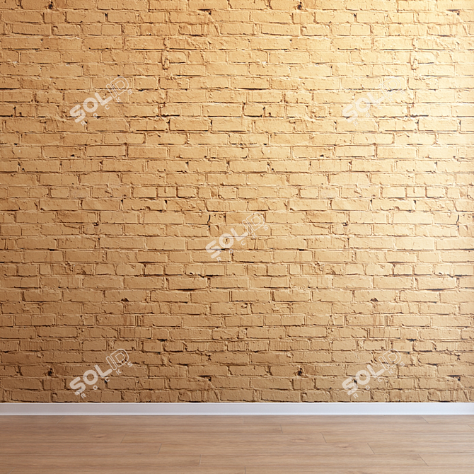 Seamless Brickwork in Ultra HD 3D model image 3