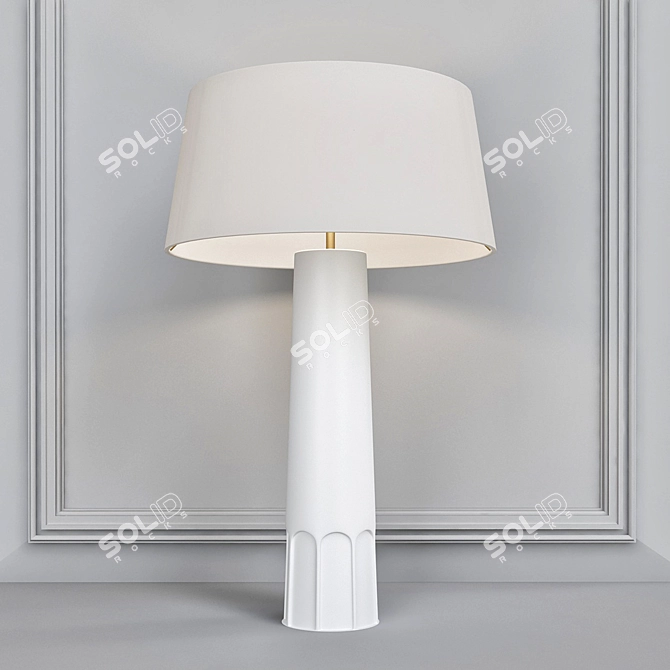 Baker Arcade Table Lamp 3D model image 1