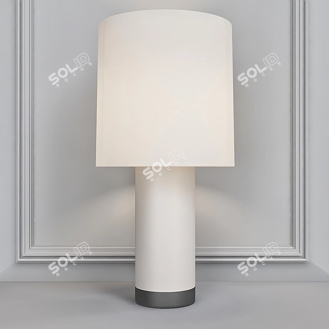 Silver Lining Table Lamp 3D model image 1