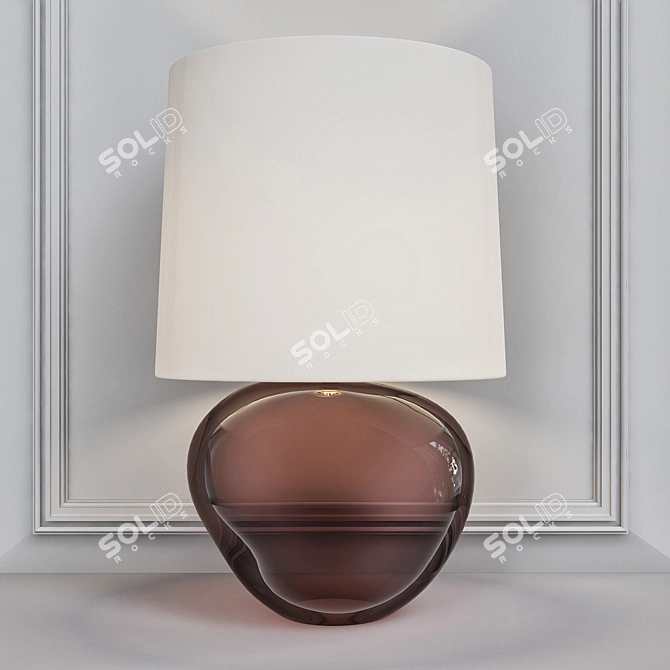 Modern Magritte Baker Table Lamp 3D model image 1