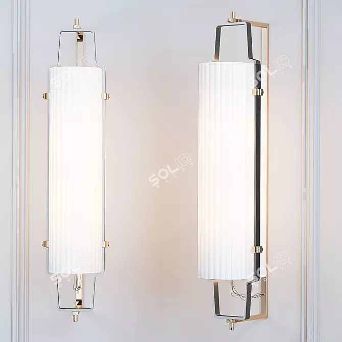 Title: Authentic Italian Sconce Design 3D model image 1