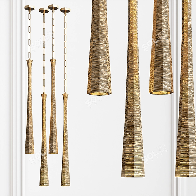 Delgado Pendant: Elegant and Timeless 3D model image 1