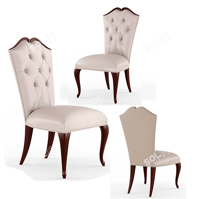 Elegant Christopher Guy MERIBEL Chair 3D model image 1