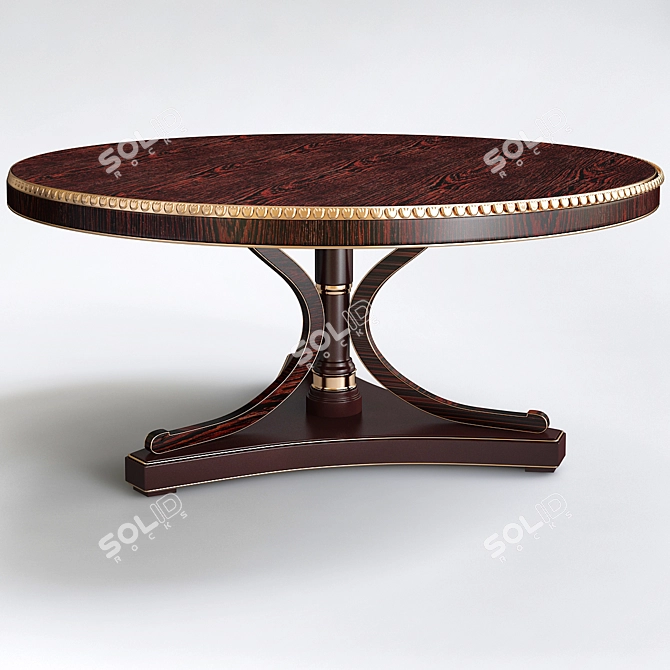Jumbo Collections: Rus to Eng Translation Coffee Table - Unique Design! 3D model image 1