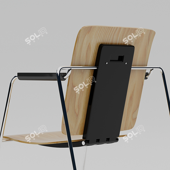 ORT Seattable Chair: Convertible, Innovative, Multifunctional 3D model image 3