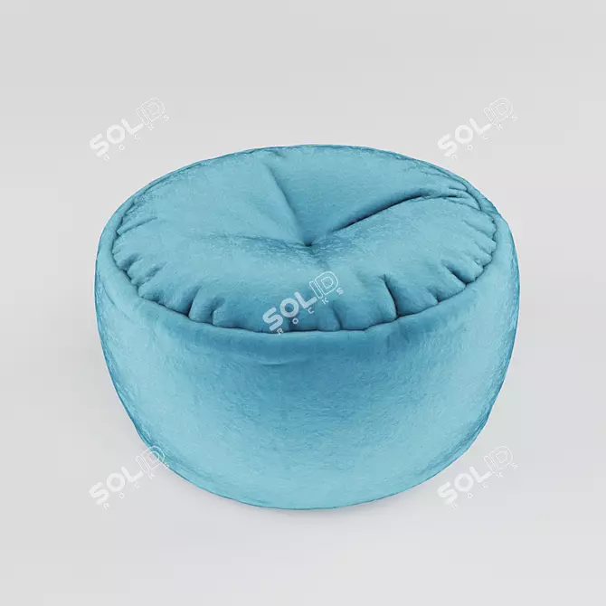 Cozy Cloud Puff 3D model image 1