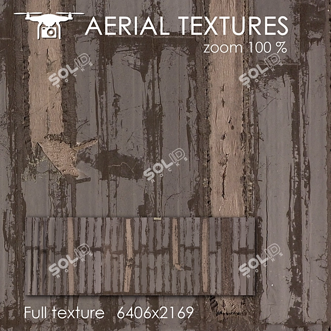 Aerial Roofing Texture 3D model image 1