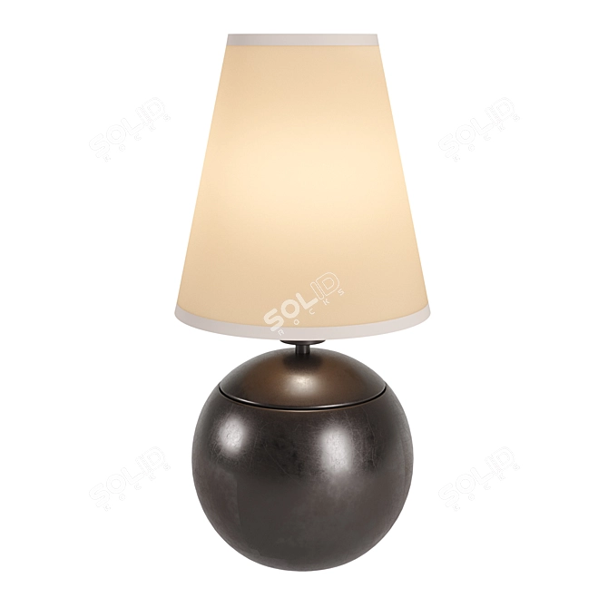 Bronze Table Lamp: Thomas OBrien Terri 3D model image 1