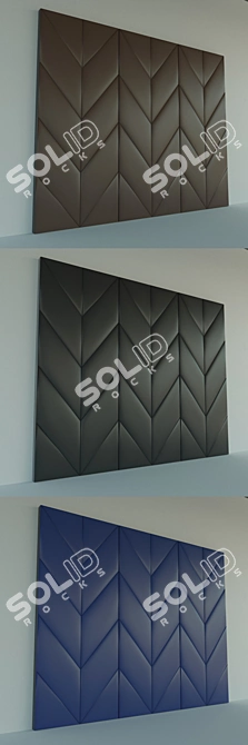 Lightweight Soft Wall Panels - Set of 3 3D model image 2