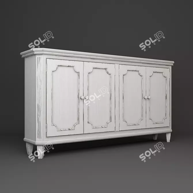 Mirimyn Accent Cabinet | Stylish and Spacious Storage 3D model image 1