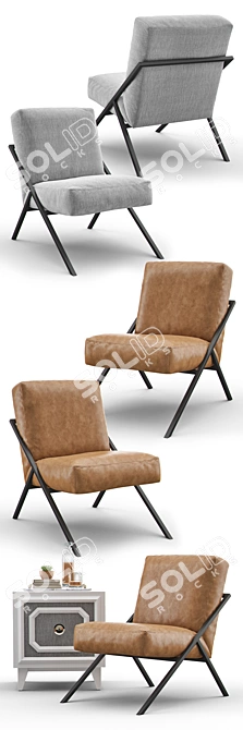 Bowery Chair - Keystone Designer | Stylish & Functional Furniture 3D model image 2