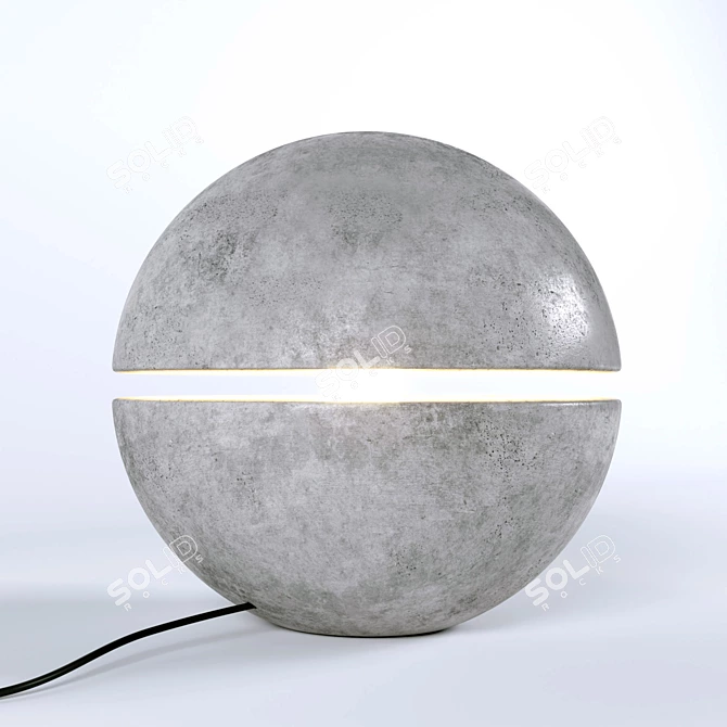 Segard Design: Gayalux Concrete Lamp 3D model image 1