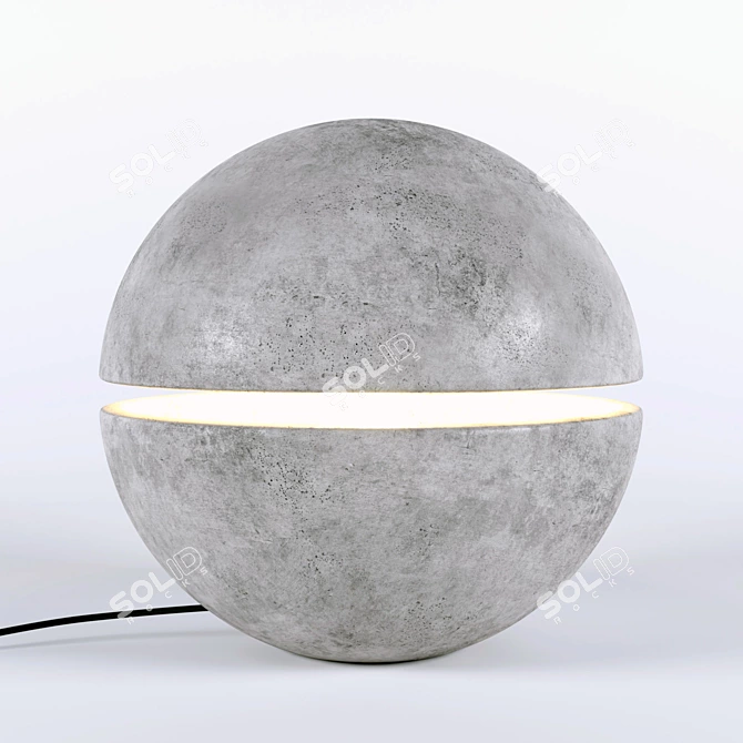 Segard Design: Gayalux Concrete Lamp 3D model image 2