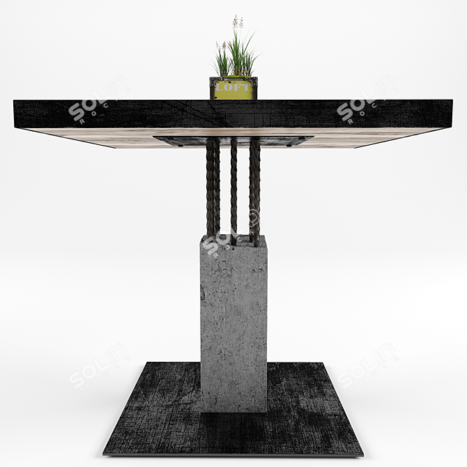 Compact Armature Table 3D model image 1