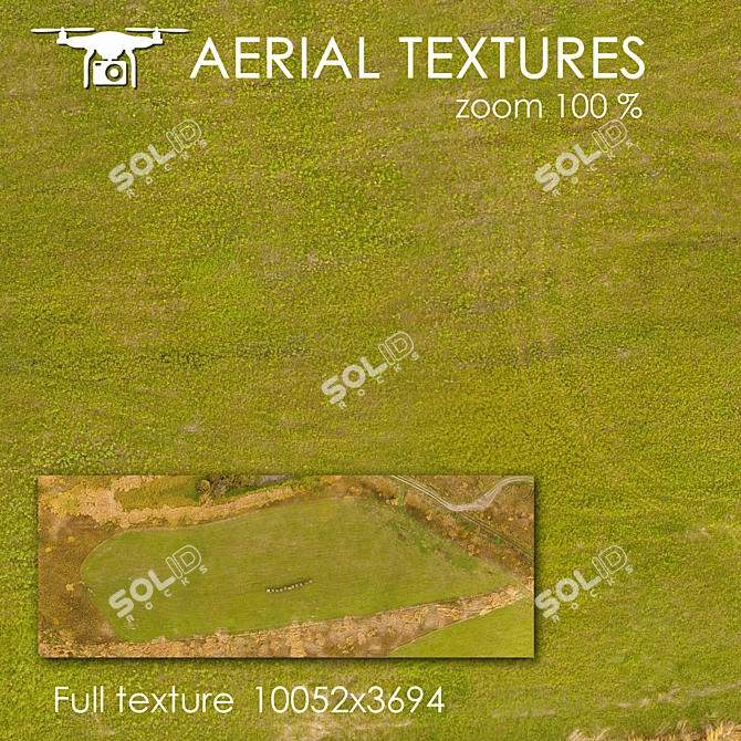Aerial Texture for Exterior Designs 3D model image 1