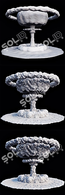 Epic Nuclear Explosion Effect 3D model image 3