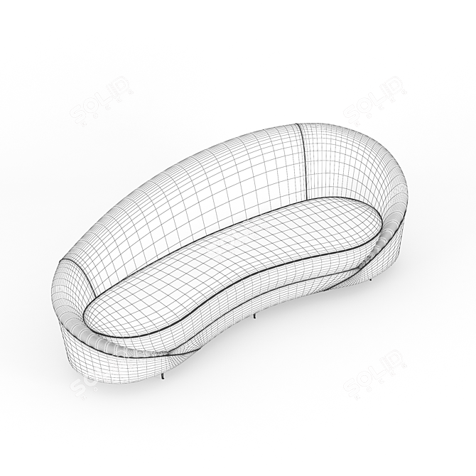 Sofa Provocateur Eichholtz  Elegant and Versatile Seating 3D model image 2
