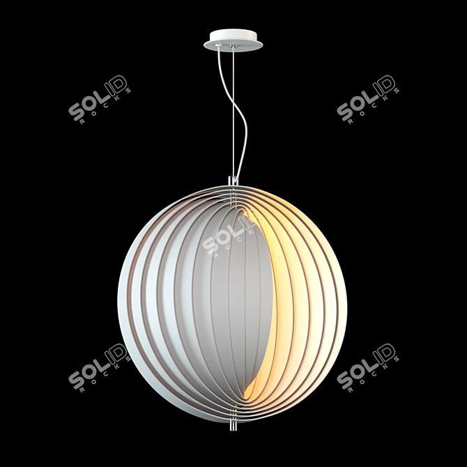 Title: Ring Eclipse Lamp 3D model image 1