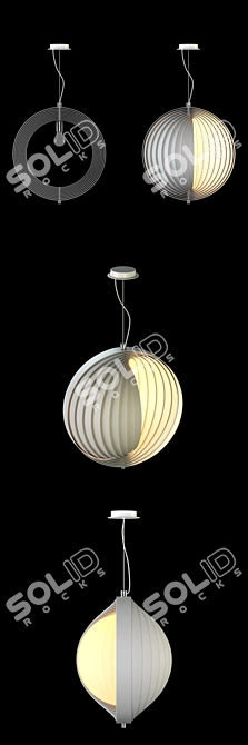 Title: Ring Eclipse Lamp 3D model image 2