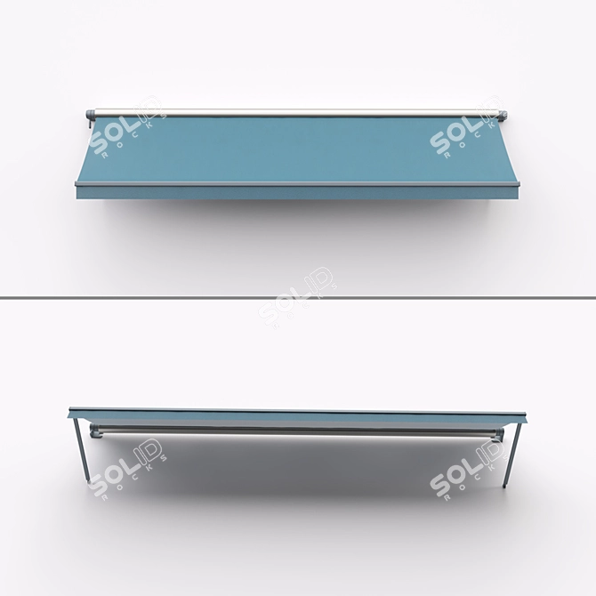 Adjustable Marquise for Window Shading 3D model image 2