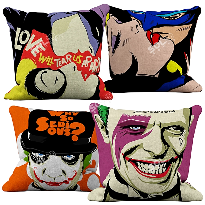 Joker Pillow Set | LILIPI | DC 3D model image 2