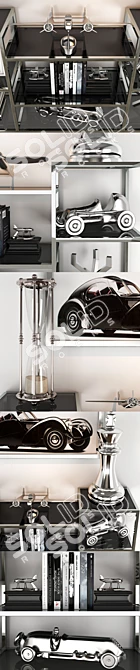 Elegant Eichholtz Accessory Set 3D model image 2