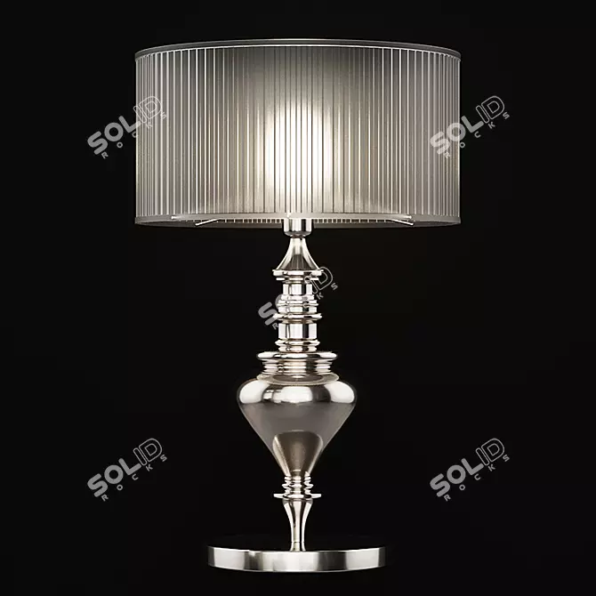 Galassia Ncl 180: Modern Metal Textile Lamp 3D model image 1