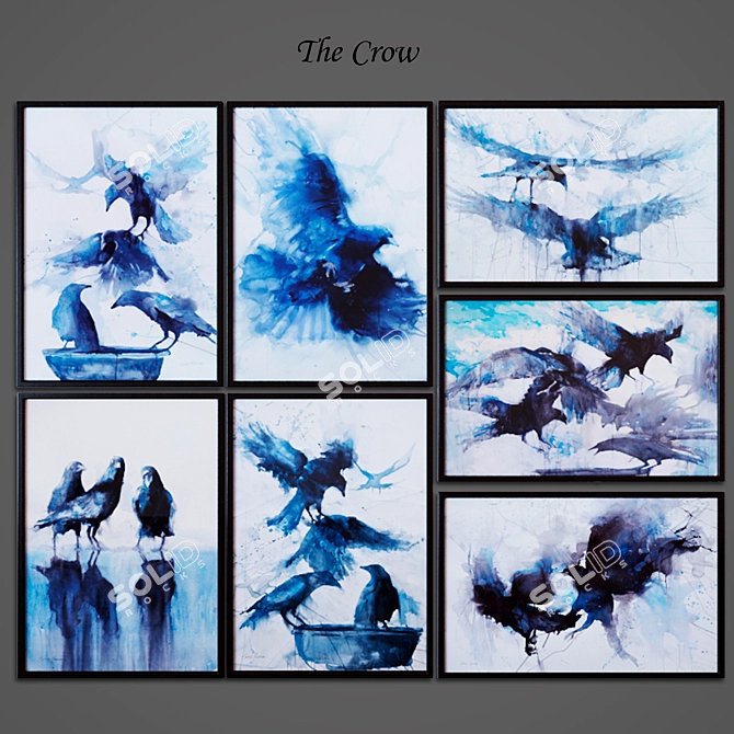 The Crow Collection | 8 Stunning Models 3D model image 1