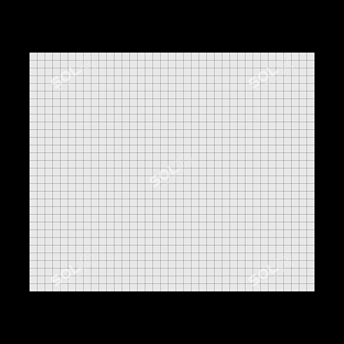 Wooden Wall Panel 2500x3000mm 3D model image 3