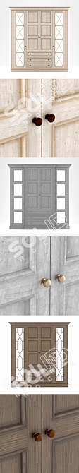 Classic Wardrobe Cases 3D model image 3