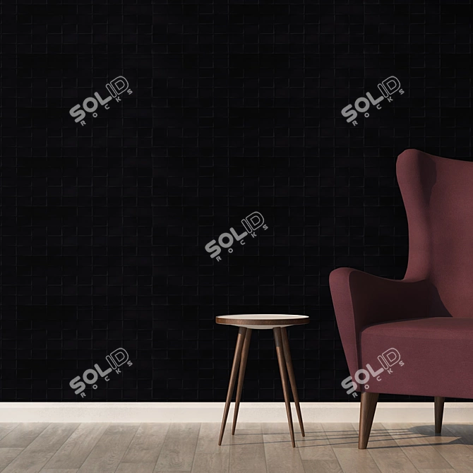 Seamless ARTE Wallpaper 3D model image 3