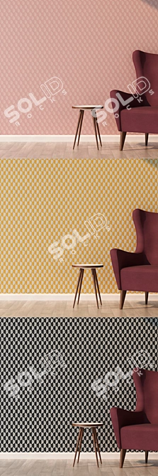 Seamless ARTE Wallpaper 3D model image 2