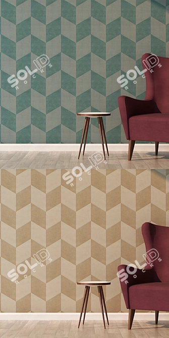 Seamless Wallpaper Arte: Transform Your Space 3D model image 3