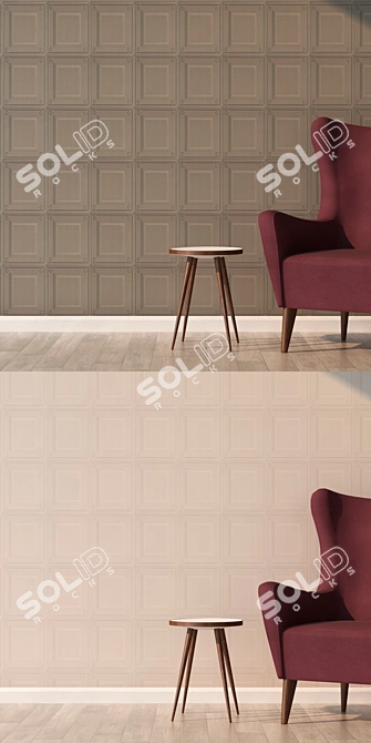Seamless Wallpaper ARTE 9 3D model image 2