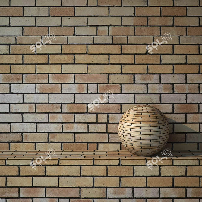 Seamless Brick Texture 4000x6000 3D model image 1