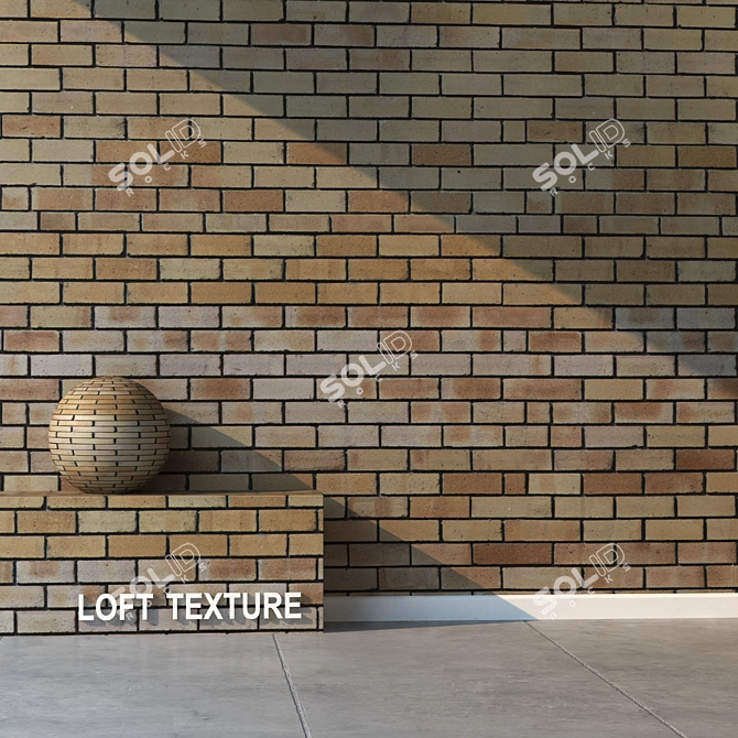 Seamless Brick Texture 4000x6000 3D model image 2