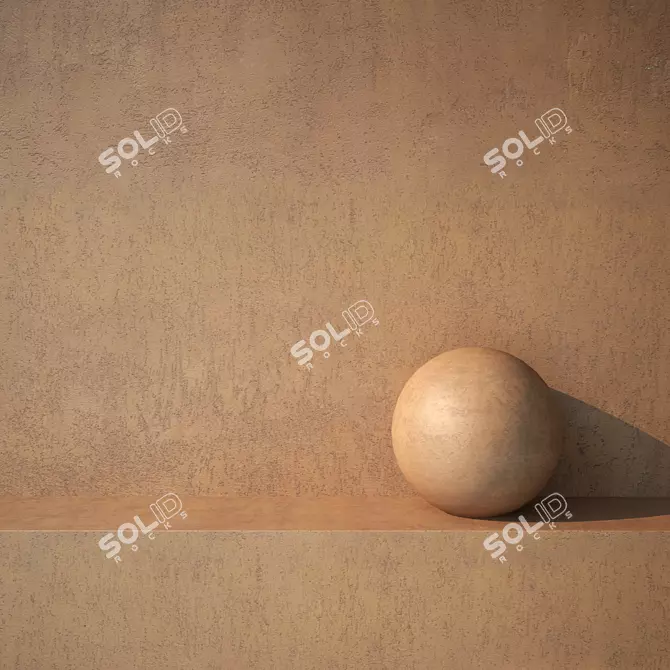 Seamless Plaster Texture Kit 3D model image 1