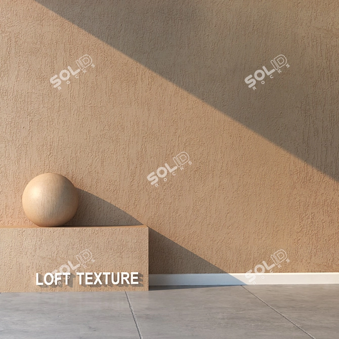 Seamless Plaster Texture 3D model image 2