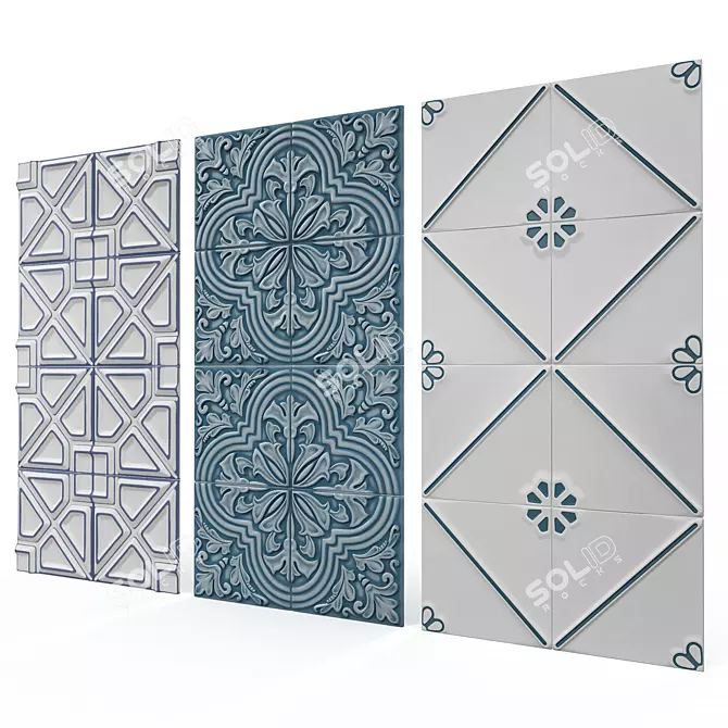 Grazia Formelle: Stylish Ceramic Tiles 3D model image 1