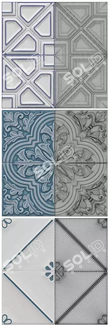 Grazia Formelle: Stylish Ceramic Tiles 3D model image 3