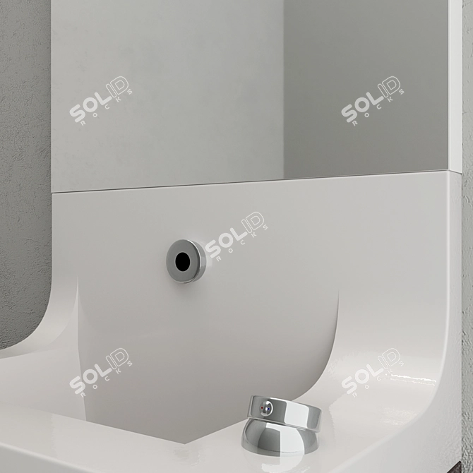 Jacob Delafon Pop Laminar: Elegant Vanity Set 3D model image 3