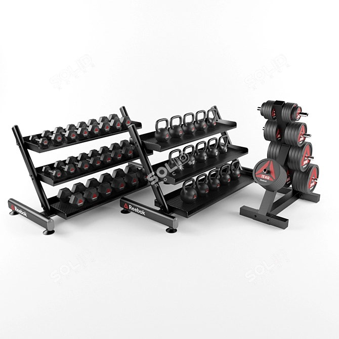 Rebook Gym Gear: Transform Your Workout 3D model image 1