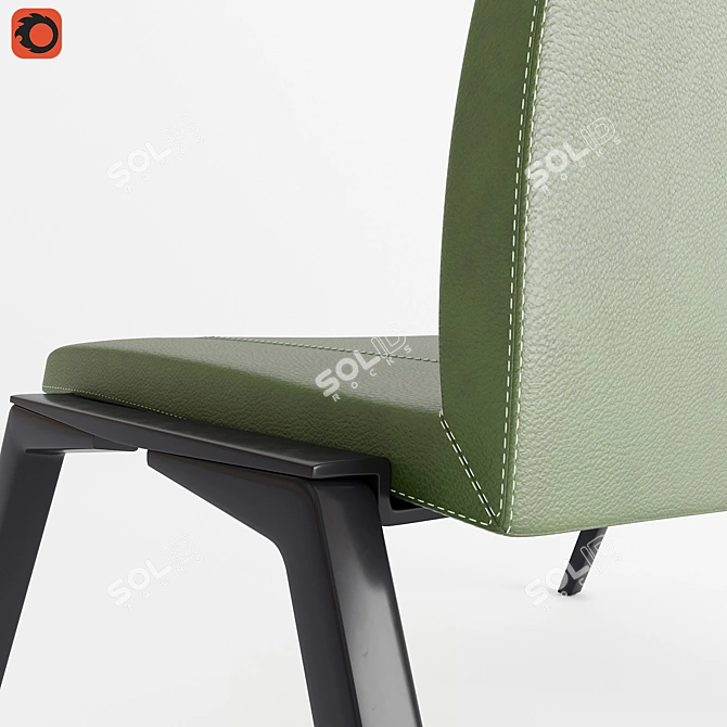 Kristalia Plate 70 Lounge Chair 3D model image 2