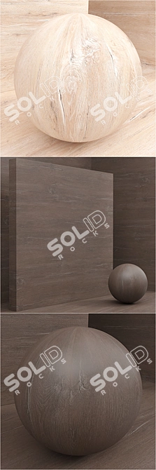 Seamless Wood/Veneer Material - Set 33 3D model image 3