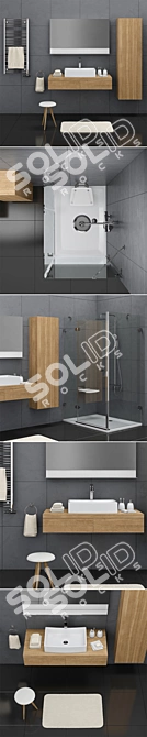 Ravak Formy Set 02: Complete Bathroom Collection 3D model image 2