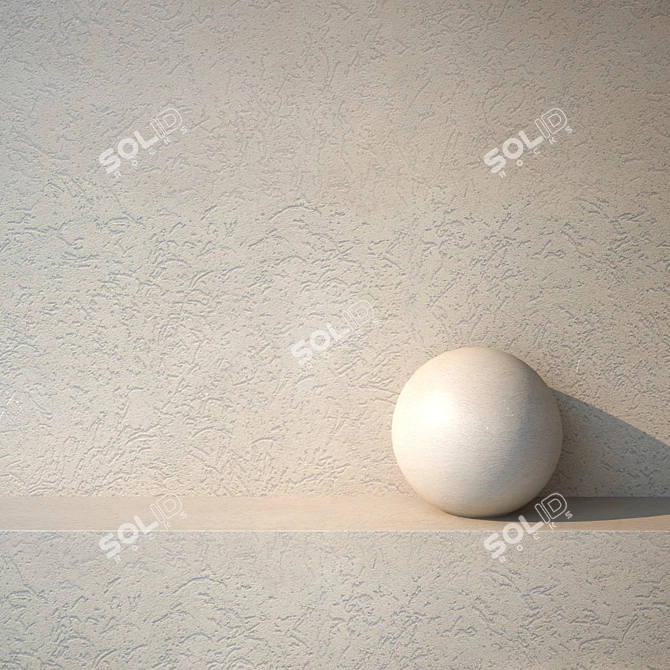 Seamless Plaster 3D Model 3D model image 1