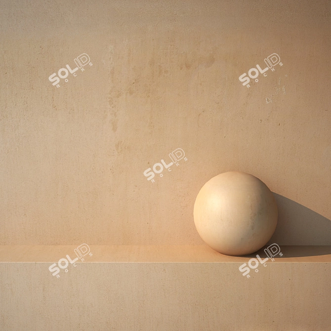 Title: Seamless Plaster Material 3D model image 1