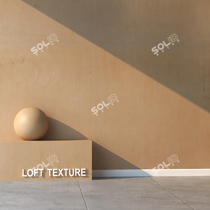 Title: Seamless Plaster Material 3D model image 2